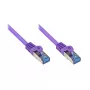 Networking Cable Alcasa Cat6a RJ-45 3m Violet