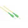 Fibre optic cable Alcasa LW-S905SASA 5 m SC FTTH Yellow