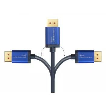Video Cable Adapter Alcasa 4860-SF050B 5m DisplayPort to HDMI Blue
