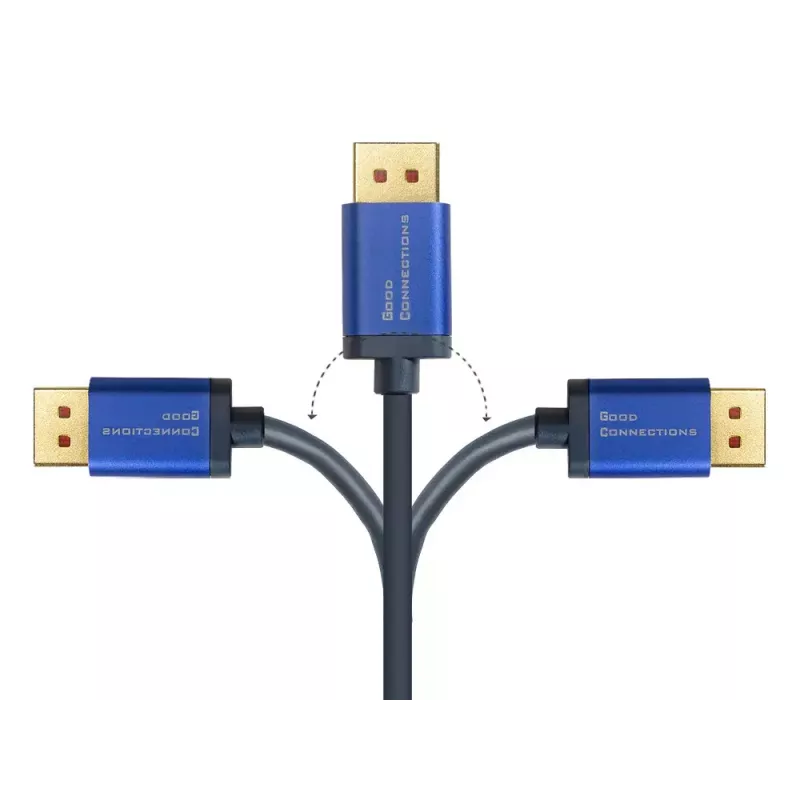 Video Cable Adapter Alcasa 4860-SF050B 5m DisplayPort to HDMI Blue