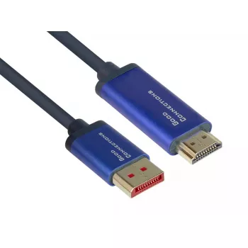 Video Cable Adapter Alcasa 4860-SF050B 5m DisplayPort to HDMI Blue