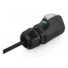 Alcasa S1 IC01-24F01 LC Black 3m Straight Connector