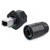 Wire Connector RJ45 Alcasa IC06-R102 Black Copper Plastic Silica Gel