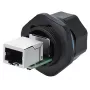 Wire Connector RJ45 Alcasa IC06-R102 Black Copper Plastic Silica Gel