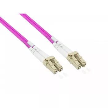 Fibre optic cable Alcasa LW-P8100LC4 100 m 2x LC Violet