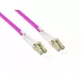 Fibre optic cable Alcasa LW-P8100LC4 100 m 2x LC Violet