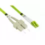 Fibre optic cable Alcasa LW-830LS5 30 m LC SC Green