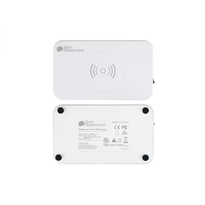 Mobile device charger Alcasa PCA-D005W Universal White AC Wireless Fast charging