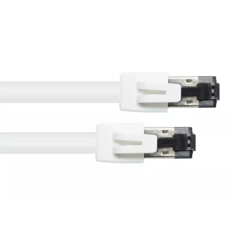 Networking Cable Alcasa 8080-050W White 5m Cat8.1 S/FTP