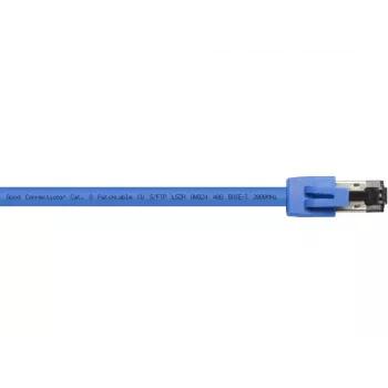 Networking Cable Alcasa 8080-100B 10m Cat8.1 S/FTP Blue