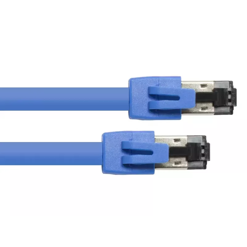 Networking Cable Alcasa 8080-100B 10m Cat8.1 S/FTP Blue