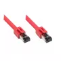 Networking Cable Alcasa 8080-075R Red 7.5m Cat8.1 S/FTP