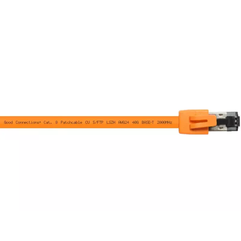 Networking Cable Alcasa 8080-075O Orange 7.5 m Cat8.1 S/FTP
