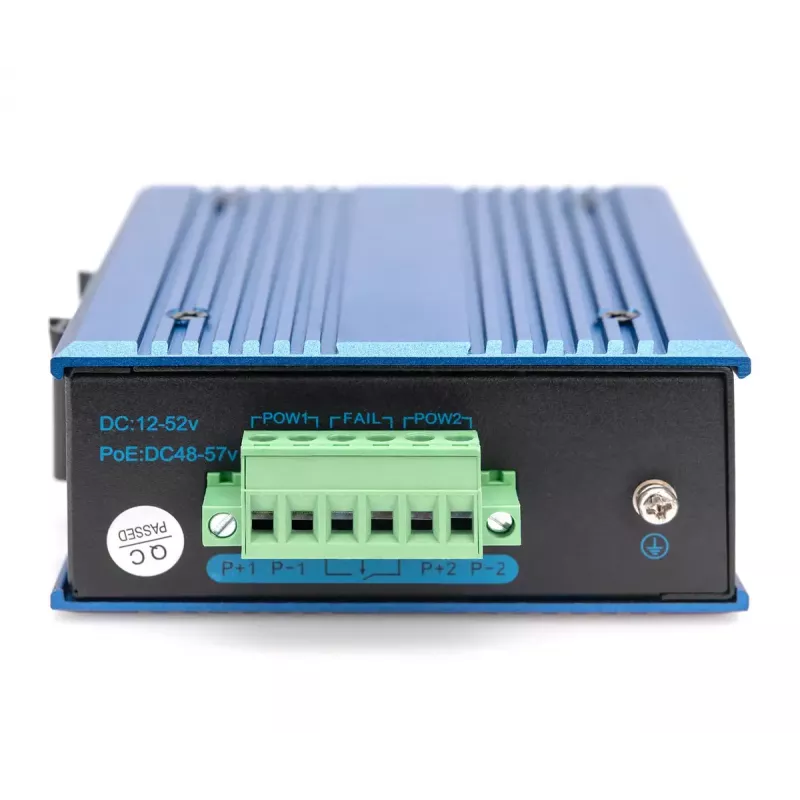 Digitus 4 Port Fast Ethernet Network PoE Switch Industrial Unmanaged 1 SFP Uplink