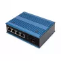 Digitus 4 Port Fast Ethernet Network PoE Switch Industrial Unmanaged 1 SFP Uplink