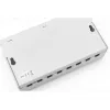 Patch panel DIGITUS Desktop modular blank, shielded, 8-port, steel, grey, wall-mount