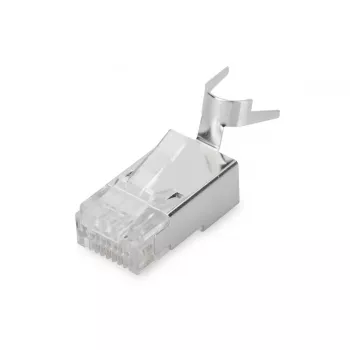 Digitus CAT 6A modular plug for round cable shielded 100 pcs RJ-45 male