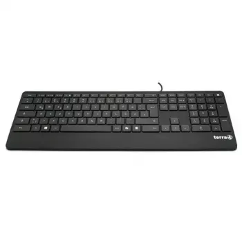Wortmann AG Keyboard 4000 Corded USB Copilot QWERTZ 105-key German layout 1.80 m cable black