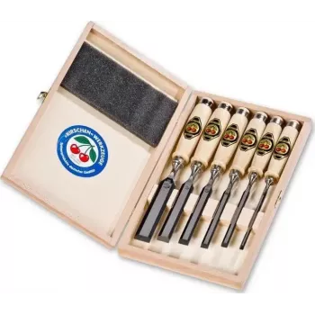 Chisel set Kirschen 1101 HK — 6 pcs, wooden box