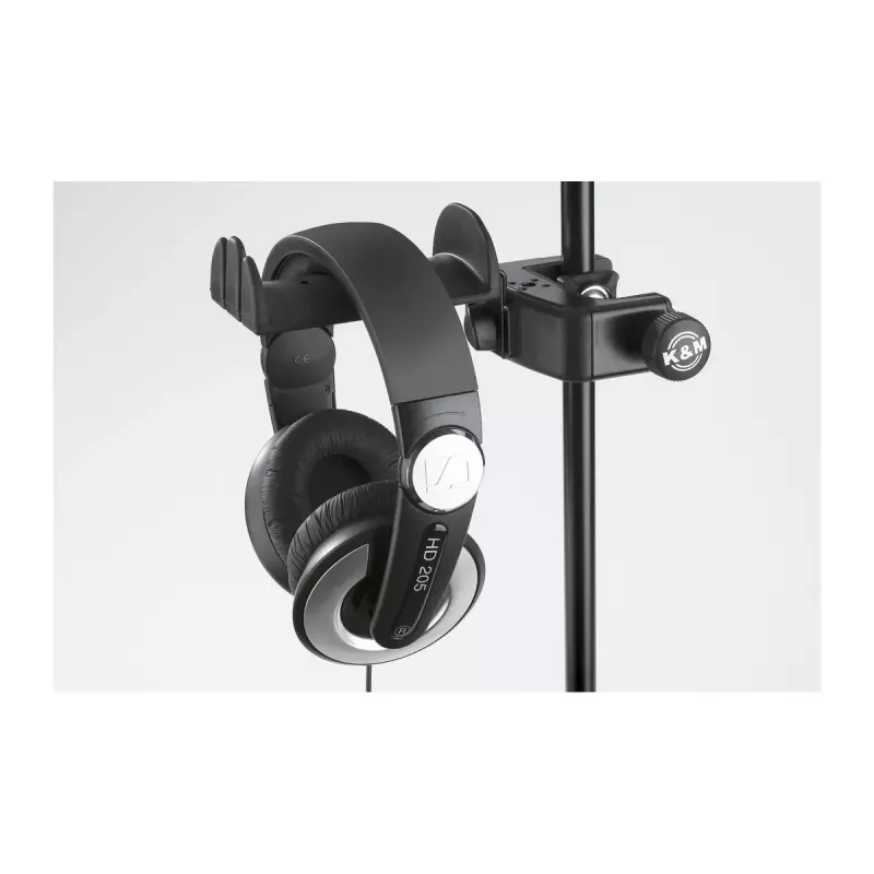 Headphone holder König & Meyer 16085 Aluminium Steel Black