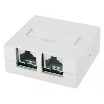 Socket outlet RJ-45 Telegärtner J00023A0056 White
