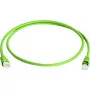 Patch cable Telegaertner MP8 FS 600 — SFTP Cat.7, RJ‑45 male to male, 5.0 m, green