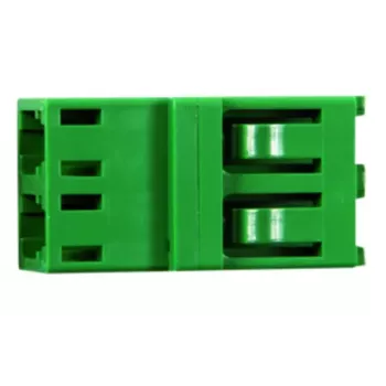 Fibre optic adapter LC/APC Telegärtner J08071A0004 Green