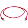 Network patch cable Telegaertner MP8 FS 500 LSZH Cat6a 0.25 m Red SF/UTP (S-FTP) RJ45–RJ45