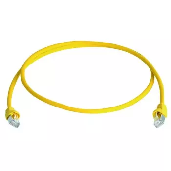 Patch cable Telegaertner MP8 FS 500 LSZH 0.25 m Yellow Cat6a SF/UTP (S-FTP) RJ-45–RJ-45