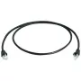 Networking cable Telegaertner MP8 FS 500 LSZH 0.25 m Cat6a SF/UTP RJ-45 – Black