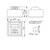 Socket outlet Telegärtner H02000A0092 White