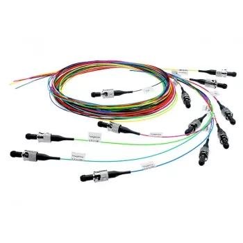 Telegärtner InfiniBand/fibre optic cable 2 m 12x LC Multicolour