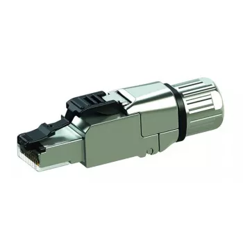 Connector RJ-45 Telegärtner J00026A5001 — Silver, for Cat6a cables