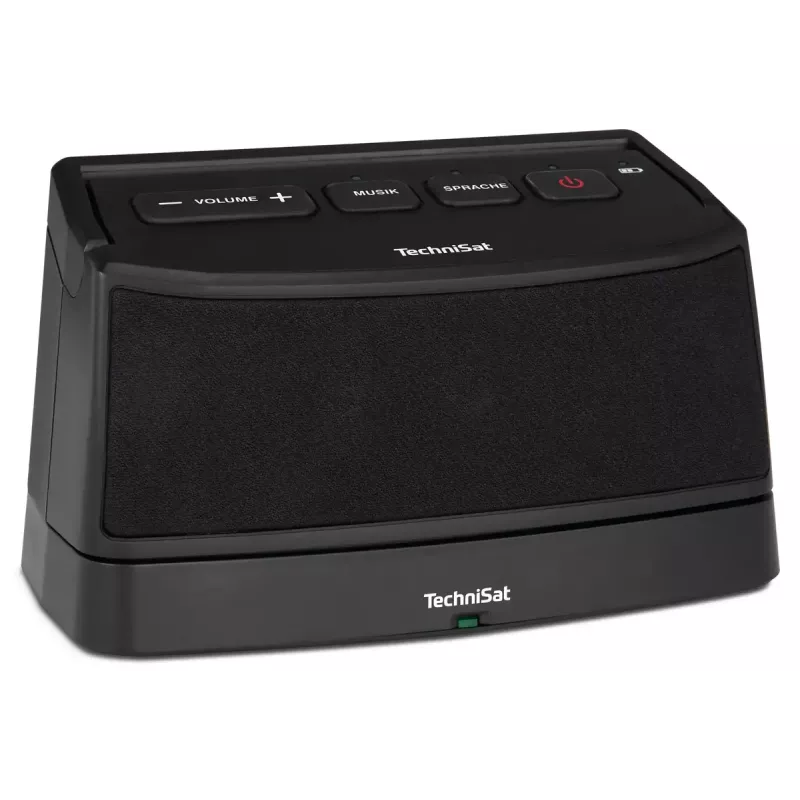 Stereo portable speaker TECHNISAT ISIBOX 1 — 4 W RMS, wired & wireless, built-in battery, USB-C, black
