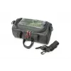 Bicycle bag TROIKA BKB30/BK Front 4 L Nylon PVC Tarpaulin Black