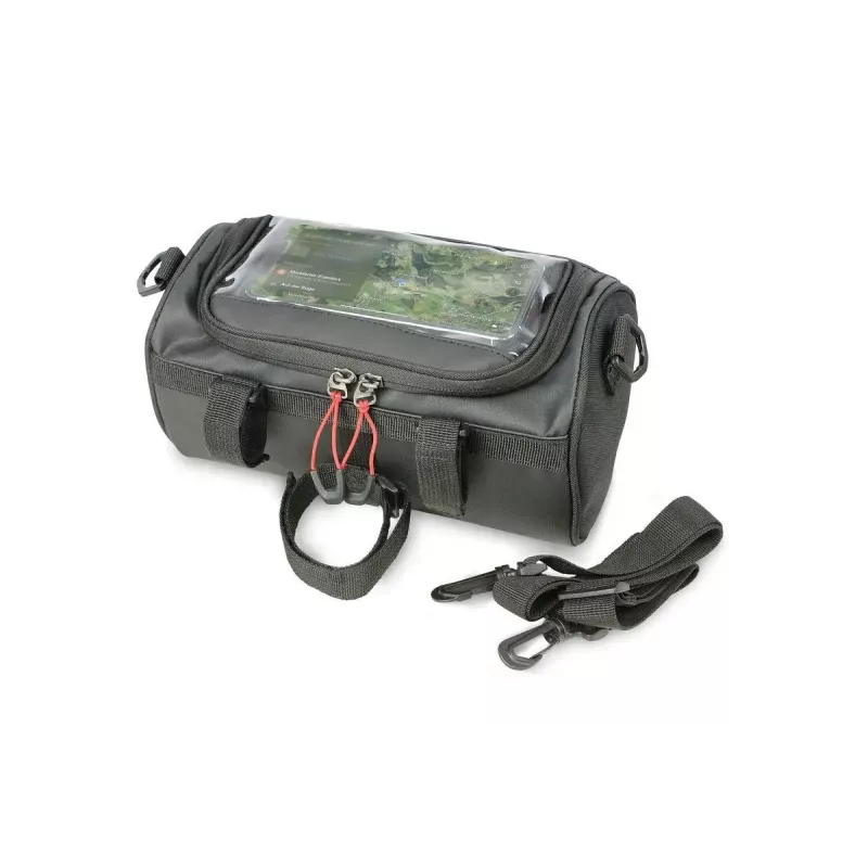 Bicycle bag TROIKA BKB30/BK Front 4 L Nylon PVC Tarpaulin Black