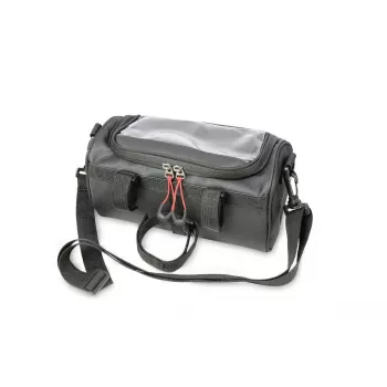 Bicycle bag TROIKA BKB30/BK Front 4 L Nylon PVC Tarpaulin Black