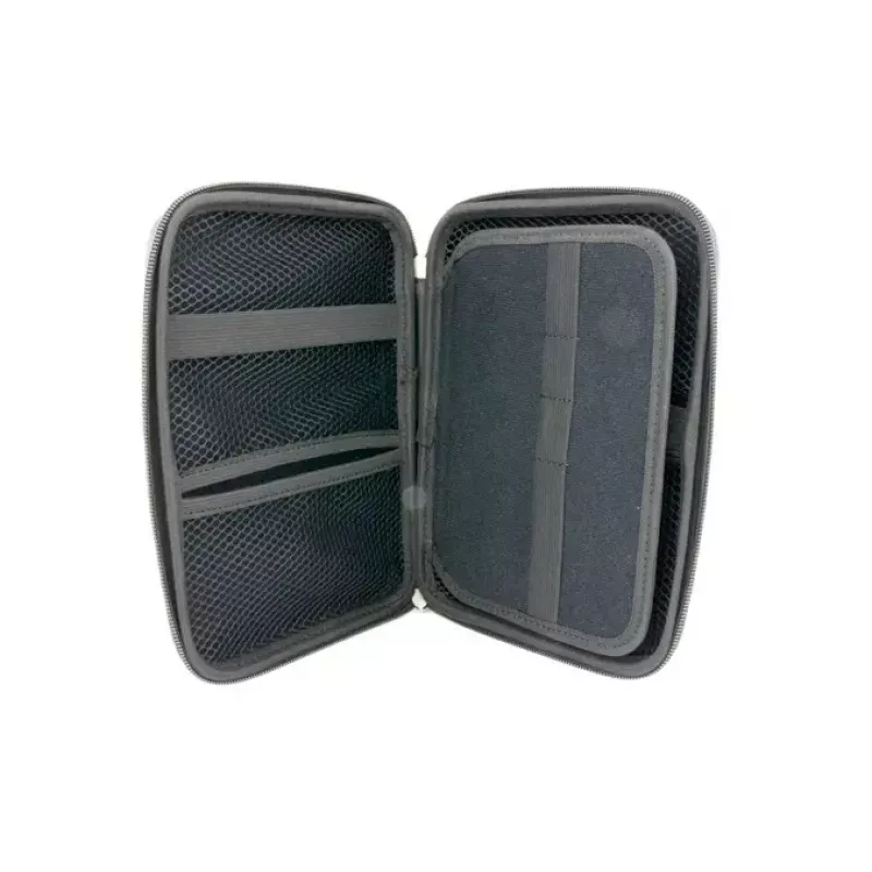 Makeup/Manicure Case TROIKA CBO11/BK Black Leather Velvet 160x220x50mm