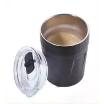 TROIKA ESPRESSO DOPPIO 160 ml Black Stainless steel