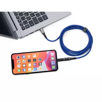 Charging cable TROIKA SPEEDY XL USB-C 2 m blue