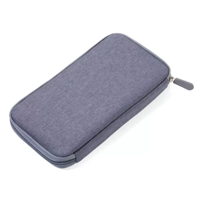 Document pouch TROIKA SAFE FLIGHT Grey Polyester
