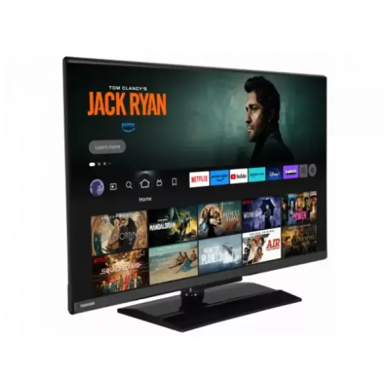 Toshiba 32LV3F63DA 32 inch (81.3 cm) Full HD DLED Smart TV, 1920×1080, 250 cd/m², DVB-C/DVB-S2/DVB-T2, Black