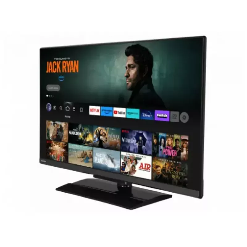 Toshiba 32LV3F63DA 32 inch (81.3 cm) Full HD DLED Smart TV, 1920×1080, 250 cd/m², DVB-C/DVB-S2/DVB-T2, Black