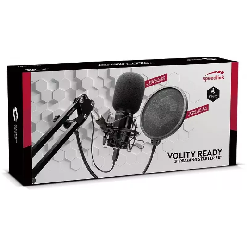 Studio microphone SPEEDLINK Volity Ready Black