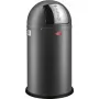 Trash can Wesco Kickmaster Soft Graphite Matt 112769 — pedal-operated steel bin, 20–25 L