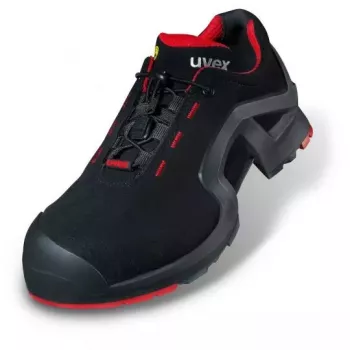 Safety shoes Uvex 85162 Unisex Adult Black Red Polyurethane Micro Velour