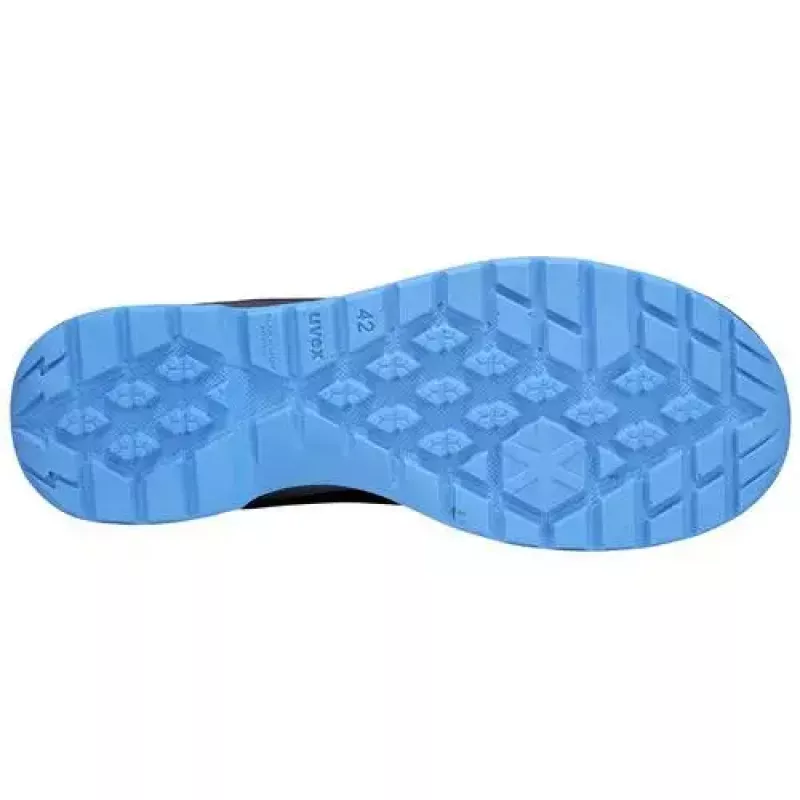 Safety Shoes Uvex 69382 Male Adult Black Blue Polyurethane Synthetic