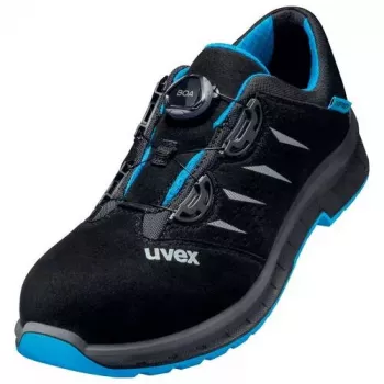 Safety Shoes Uvex 69382 Male Adult Black Blue Polyurethane Synthetic