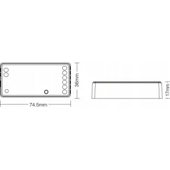 LED controller MiBoxer FUT037Z+ 3in1 RGBW Zigbee 3.0