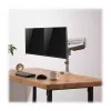 Dual-display gas-arm monitor mount Tripp Lite (EATON) DDR1732DAL for 13–34 inch screens, clamp or grommet, USB & audio ports, silver